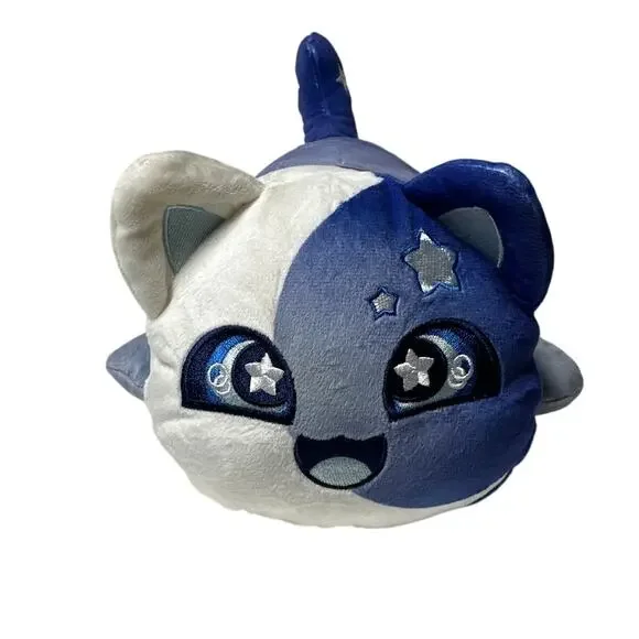 Aphmau MeeMeows Moon Cat 2023 Plush 11" Litter 4 Celestial Collection Blue Cream - Picture 2 of 11
